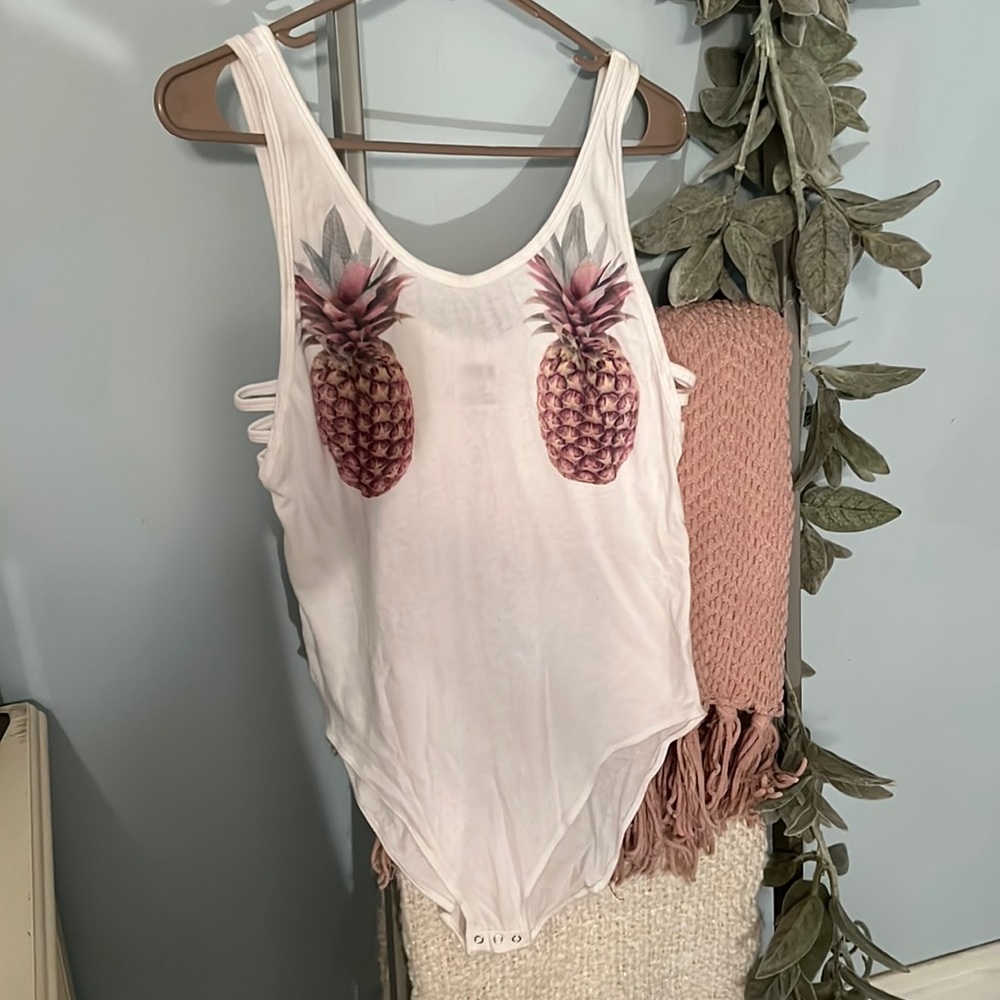 Pink Pineapple Body Suit